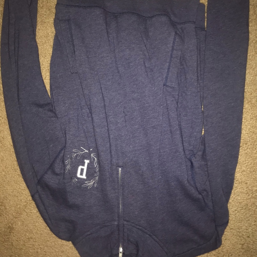Victoria secret pink navy quarter zip